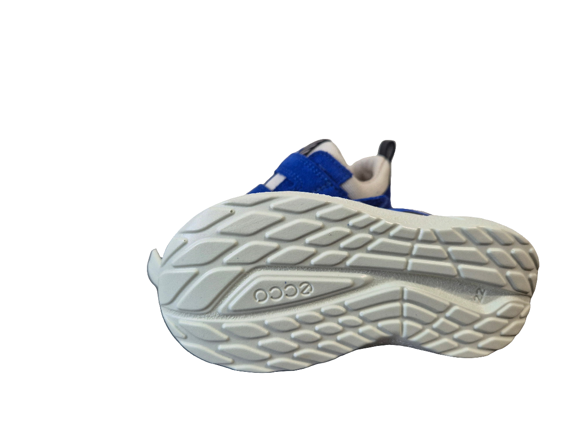 ECCO Biom Lauflernschuh Sneaker weiß/blau/schwarz Gr. 22