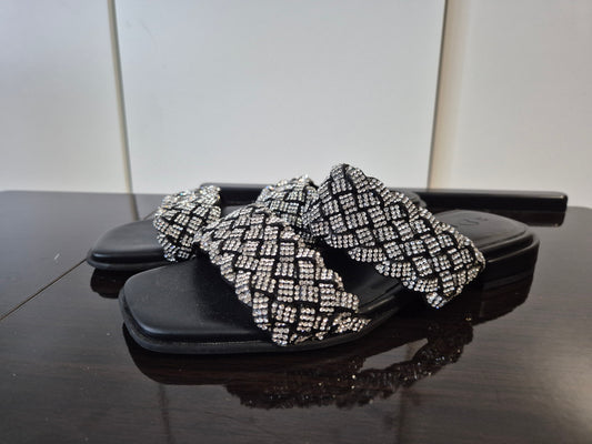 Marco Tozzi by GMK Pantolette Schwarz Glitzer Gr. 37