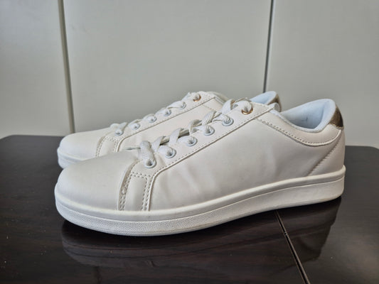 ANISTON SHOES Sneaker mit Metallic-Akzenten weiß Gr. 39