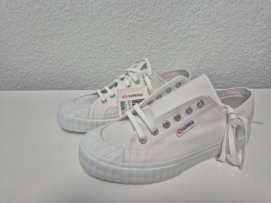 SUPERGA Stripe Sneaker weiß Gr. 42