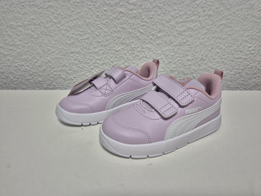 PUMA COURTFLEX V3 V INF Sneaker rosa-weiß Gr. 25
