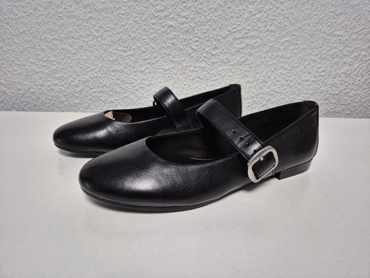 TAMARIS Ballerina, mit großer verstellbarer Schnalle schwarz Gr. 41