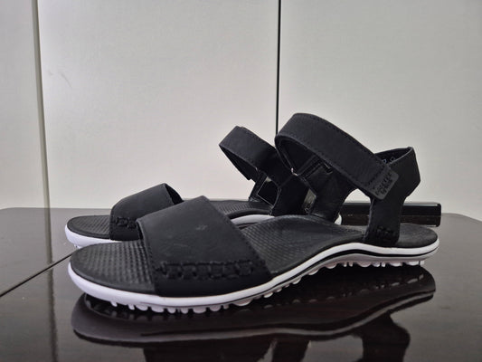 DOCKERS BY GERLI Sandale Barfußschuh, Klettschuh, Sommerschuh schwarz Gr. 37