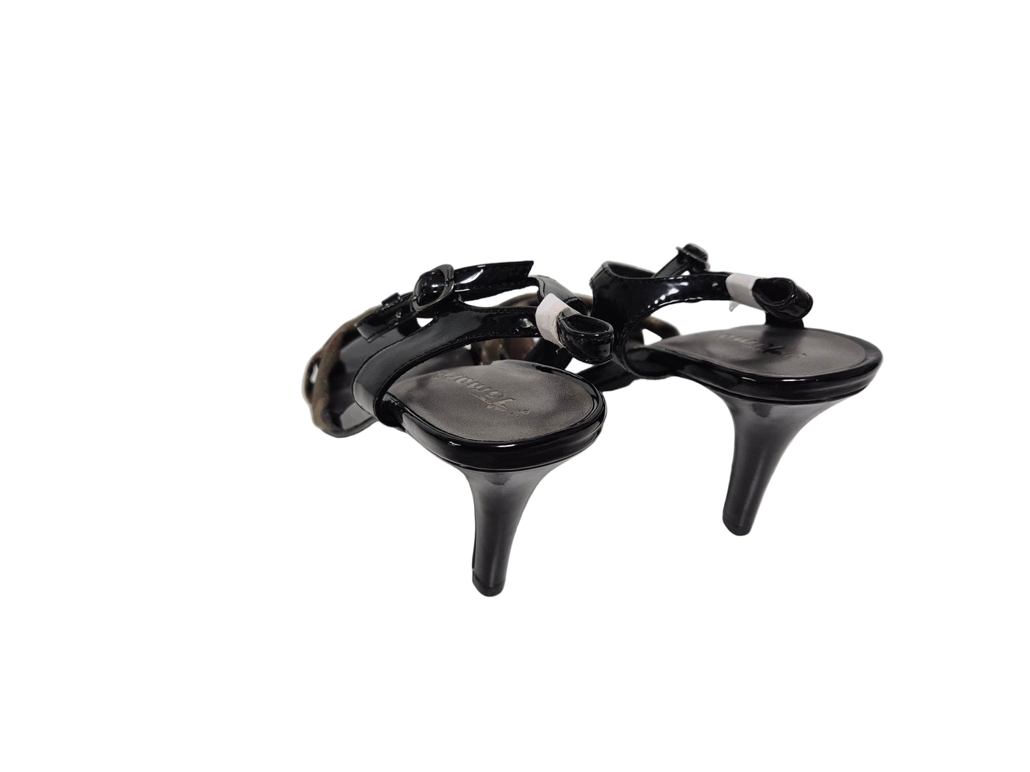 Tamaris Sandaletten mit Absatz, Schwarz-grün-mix, Gr. 41