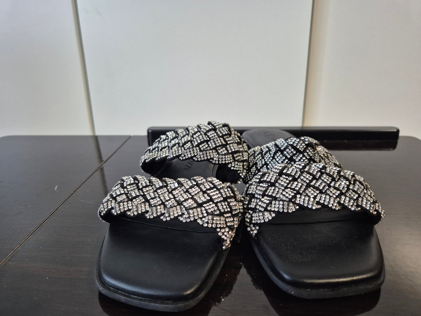 Marco Tozzi by GMK Pantolette Schwarz Glitzer Gr. 37
