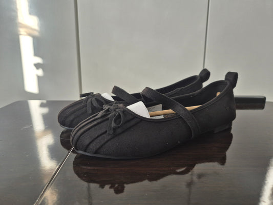 ANISTON SHOES Riemchen Ballerina schwarz Gr. 37