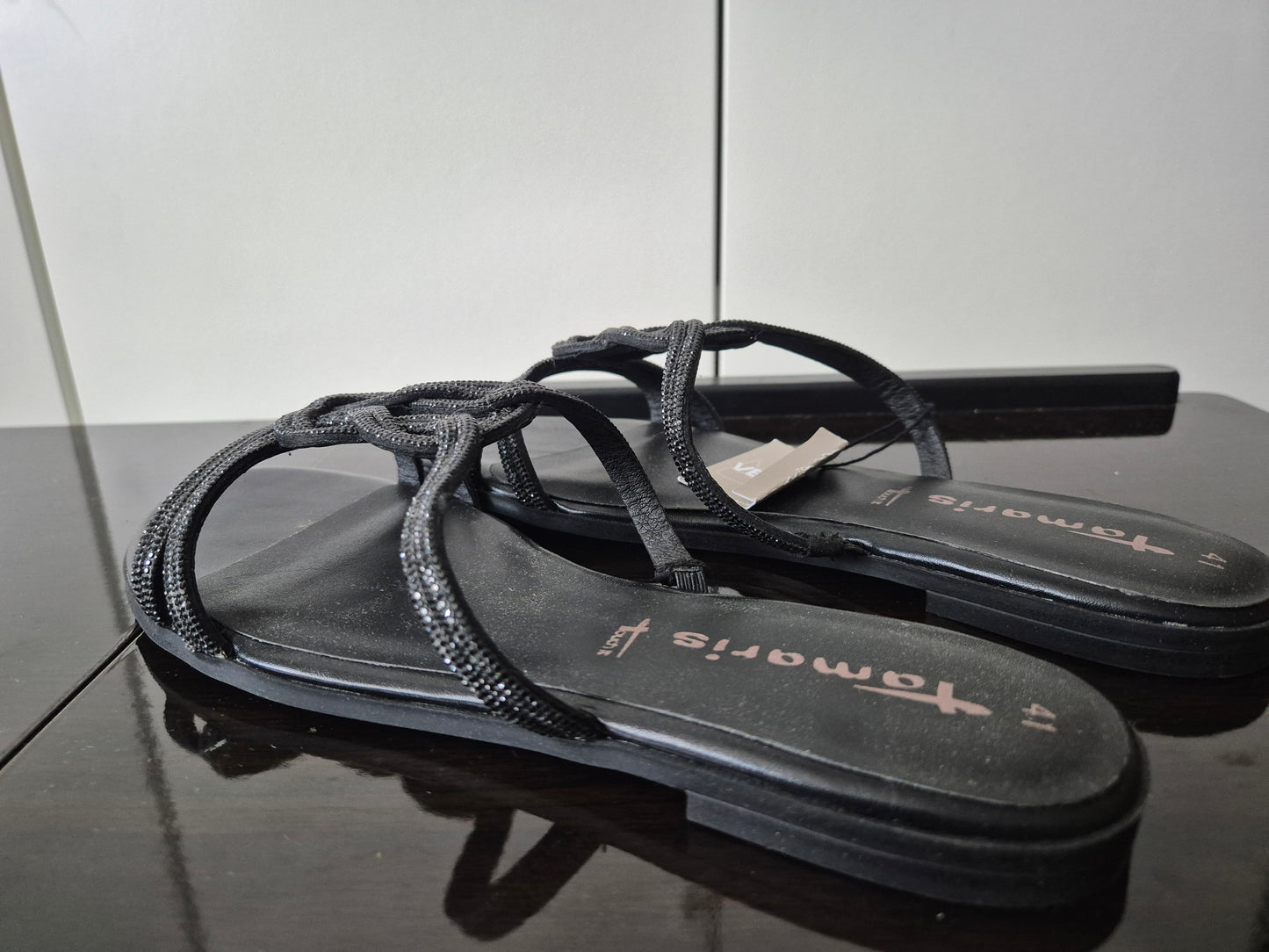 Tamaris Sandale schwarz Gr. 41