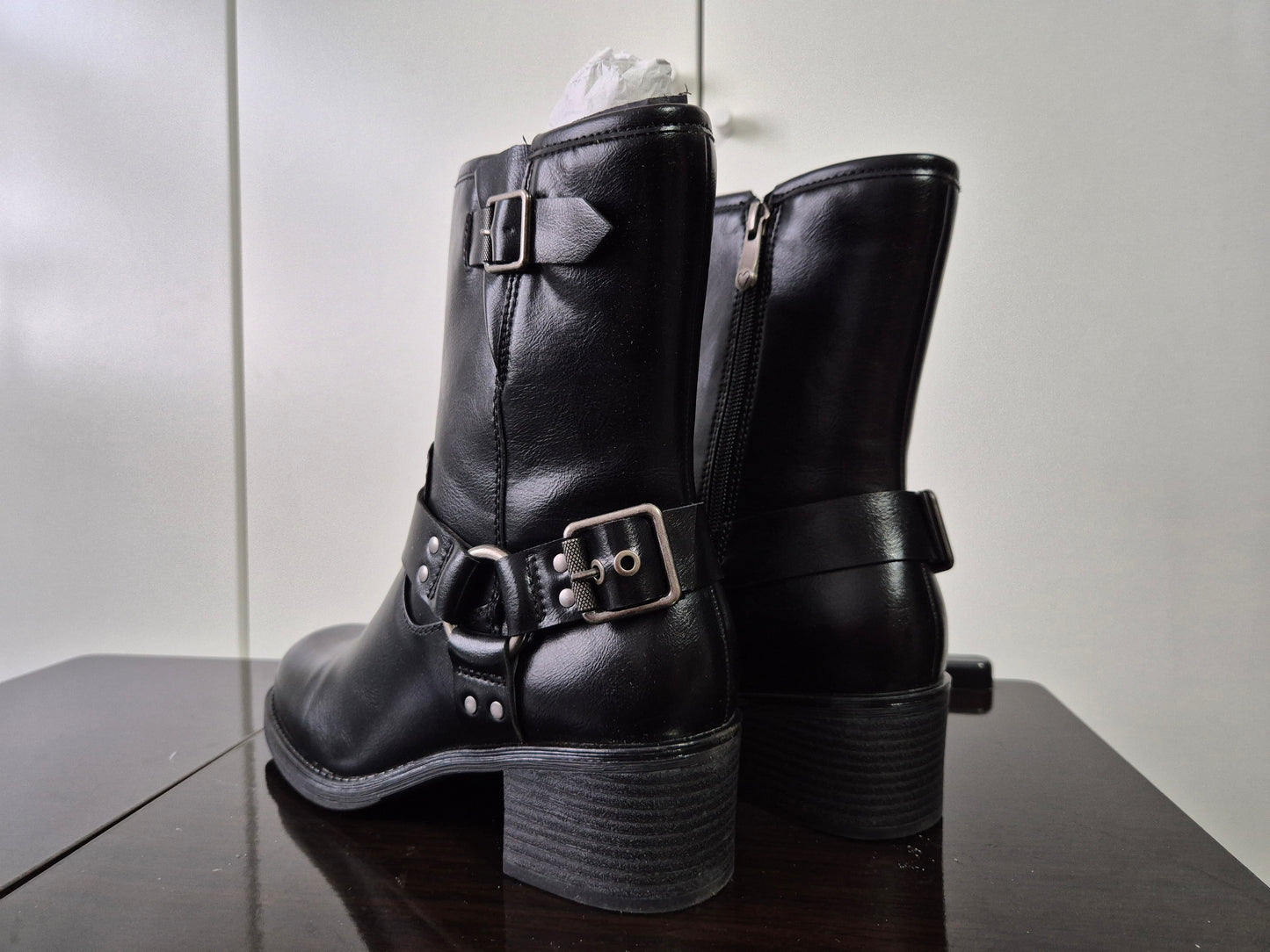 Marco Tozzi Broti Bikerboots schwarz Gr. 38