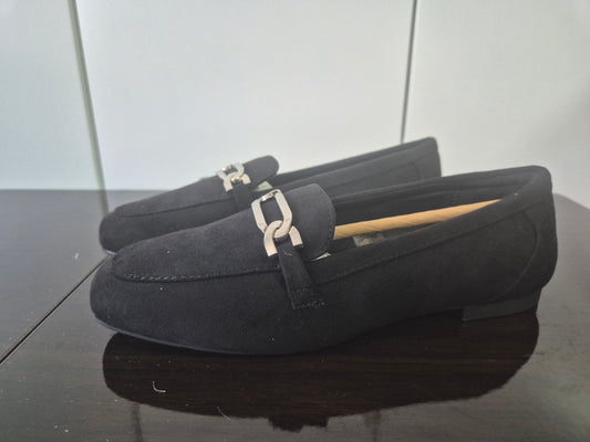 ANISTON SHOES Loafer Slipper Flat schwarz Gr. 36
