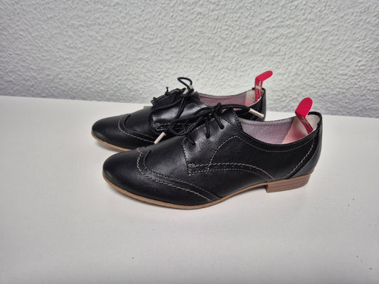 Tamaris Schnürschuh, Schwarz, Gr. 37