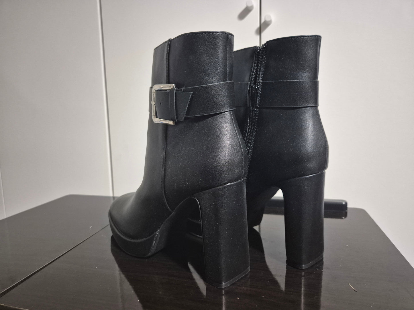 ANISTON SHOES Stiefelette mit Plateau schwarz Gr. 40