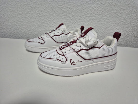 Karl Kani 89 TT Sneaker, weiß merlot, Gr. 36,5