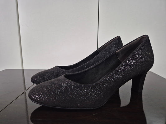 TAMARIS DAENERYS Pumps schwarz mit Glitzer Gr. 41